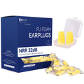 500Pairs Foam Earplugs, 32dB Disposable Noise Reduction Ear Plugs, Hearing Protection Bulk Ear Plugs for Shooting Range, Work, T