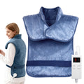 Recovery Heating Pad for Back & Shoulder, 24x33 Electric Wearable Wrap with 6 Heat Levels, Weighted Design for Muscle Soreness &