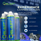O2 Blast 95-99% Pure Oxygen, 10 Liter 3 Pack Portable Can with Sanitary flip top Cap, Increase Stamina & Reduce Recovery Time, I