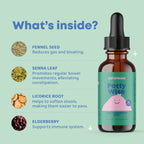 JoySpring Potty Wise - Gentle Digestive Support for Kids - Promotes Healthy Digestion with Senna & Elderberry - Vegan, Gluten-Fr