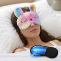 Jenna Cute Fur Gel Sleeping Eye Shade Mask Cover For Insomnia, Meditation, Puffy Eyes And Dark Circles Bunny Multi