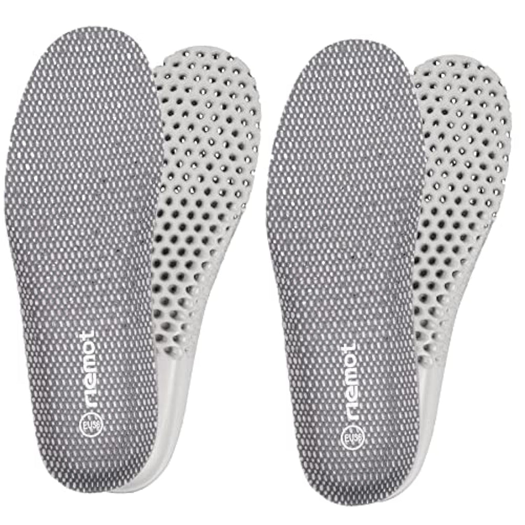 riemot 2 Pairs Shoe Insoles for Men Breathable Honeycomb Sport Inserts Cushioning Running Sneakers Insole Water Shoes Replacemen
