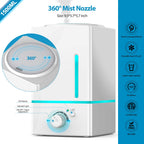 1500ml Aroma Essential Oil Diffuser Large - Exqline Diffuser for Large Room, Large Aromatherapy Diffuser/Humidifier, Unique Diff
