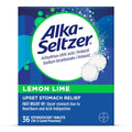 Alka-Seltzer Heartburn Relief Lemon Lime Flavor Effervescent Tablets, 4-in-1 Relief from Heartburn, Sour Stomach, Acid Indigesti