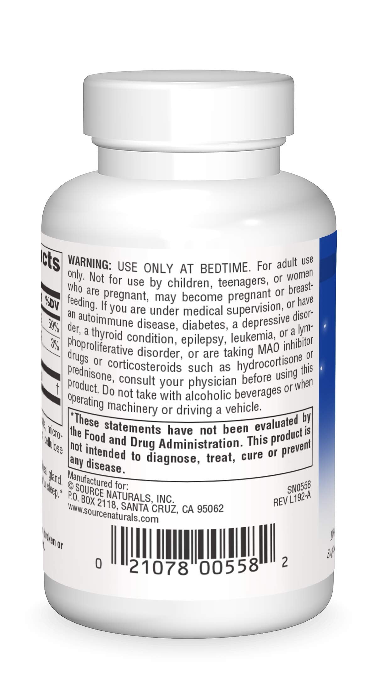Source Naturals Melatonin 5 mg - 240 Tablets