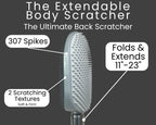 The Expandable Scratch Master, Scalp Massager, Back Massager, & Exfoliator Large Scratch Surface, Helps with Stress & Anxiety -