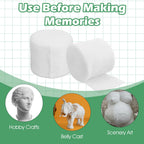 Gjinxi 6 Rolls Cast Padding, Individual Pack Soft Cotton Undercast Padding Wrap, Paddings Bandage Cast Use with Plaster Cloth Ga