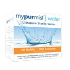 Mypurmist Ultrapure Sterile Water for Personal Steam Inhalers - Cleanest Water Vapor, Free from allergens, irritants and polluta