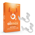 Airmax Unisex Sport Nasal Dilators Two-Pack - Easy, Safe, and Comfortable Breathing Aid - Improves Airflow - Transparent - Mediu