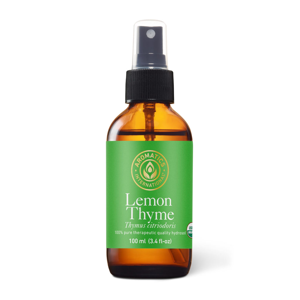 Aromatics International Lemon Thyme Hydrosol 100ml | Citrus-Herbal Aromatic Spray for Home Use