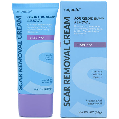 Advanced Silicone Scar Removal Cream for Keloid Bump Removal, Must have Gel for C Section, Hysterectomy, Mastectomy, Tummy Tuck,