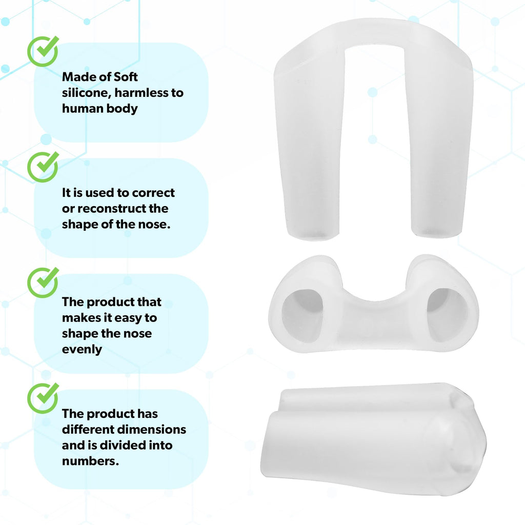 Nostril Retainer | Nostril Retainer for Rhinoplasty Recovery | Nose Retainer for Surgery | Nose Shaper & Support Device | 100% H