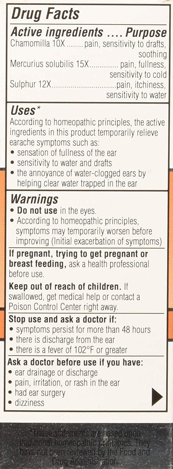 Similasan Earache Relief Ear Drops 10 mL (3 pack)