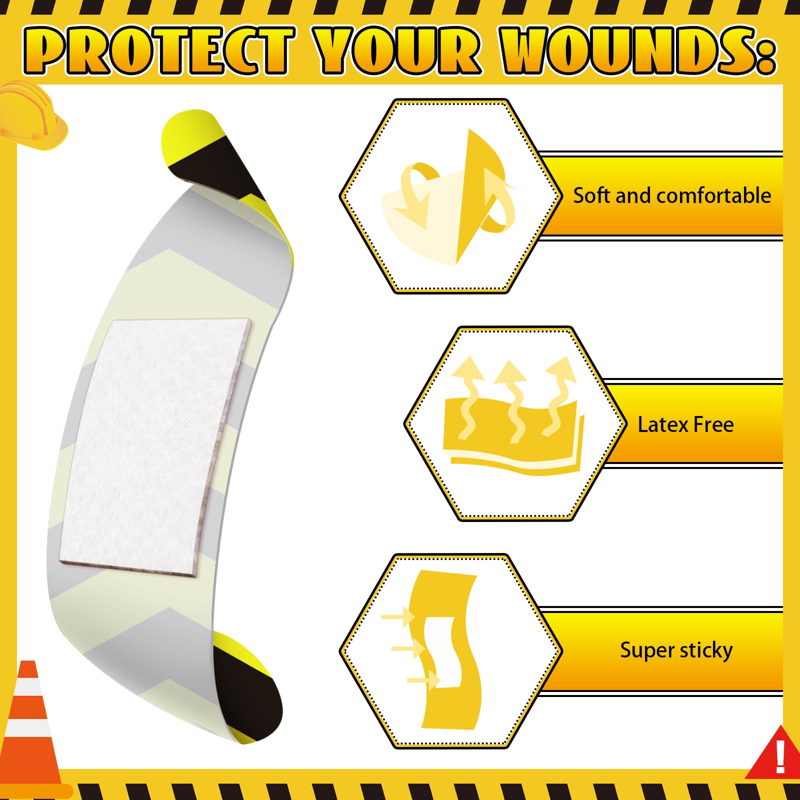 Panelee 120 Pcs Kids Dog Farm Animal Adhesive Bandages Monster Construction Trucks 20 Styles Puppy Cute Waterproof Breathable Ba