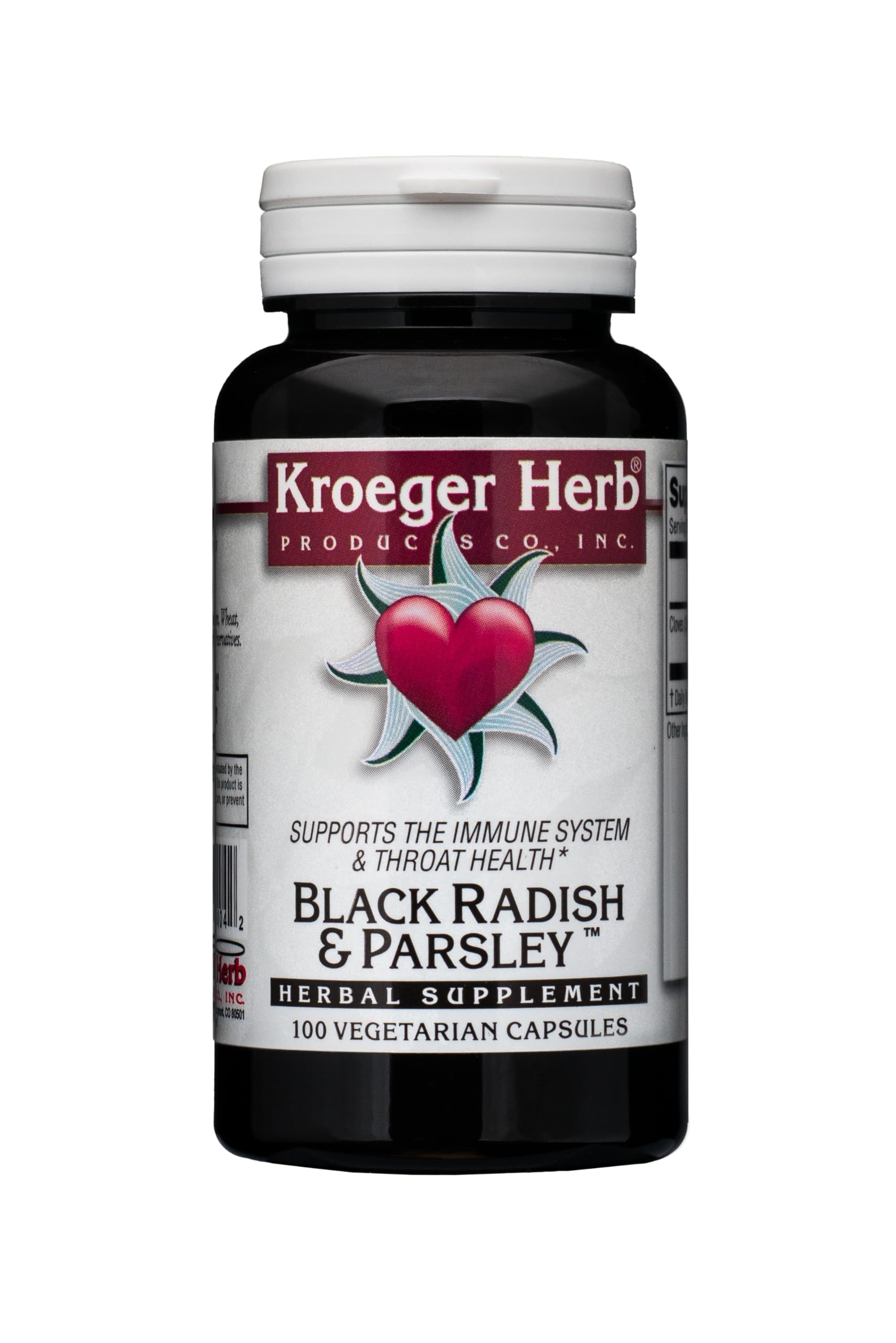 Kroeger Herb Products, Black Radish and Parsley Supplement, Immunity Support, Liver Health & Gallbladder Support with Black Radi