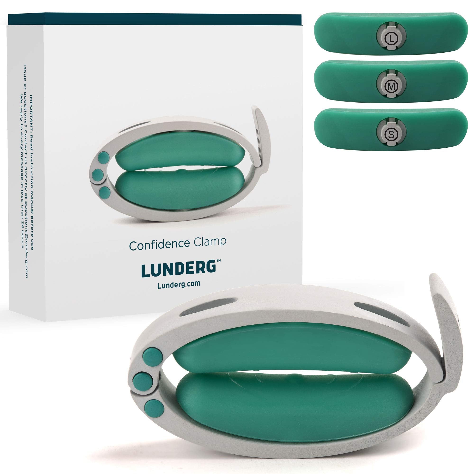 Confidence Clamp by Lunderg - Comfortable Urinary Incontinence Clamp with 3 Adjustable Sizes & Travel Bag - Recommended by Docto