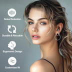 Ear Plugs for Sleeping Noise Cancelling,Comfortable Silicone Earplugs for Sleeping Hearing Protection Ear Plugs for Sleep, Focus