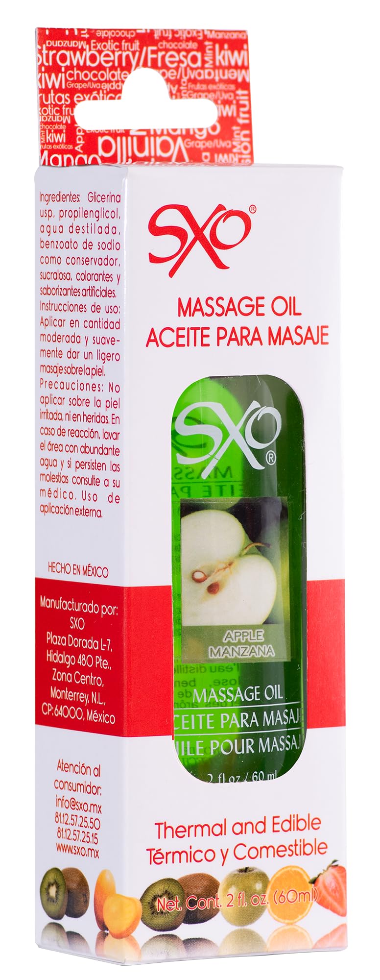 Edible Massage Oil, Full Body, Warm Sensation - Relaxing Massage Oil for Massage Therapy | Perfect Glide and Soft Skin- 2 fl oz