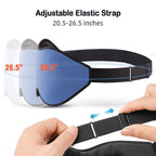 LitBear Sleep Masks, Light Blocking Eye Mask Sleeping for Women Men Side Sleeper, Soft 3D Comfortable Sleeping Mask with Adjusta