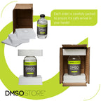 DMSO 8 oz. Liquid in a Sterile Glass Bottle, Pure 99.995% Pharma Grade, Non-Diluted, Low Odor, Dimethyl Sulfoxide Made by DMSO S
