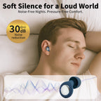 Ear Plugs for Sleeping Noise Reduction, Reuseable Earplugs for Sleep Noise Reducing, Silicone Earplugs for Concerts, Ultra Soft