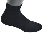 Yomandamor Mens Coolmax Ankle Wide Stretched Diabetic Socks with Seamless Toe,5 Pairs