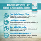 Better Bladder Ultra Control Supplement for Women & Men - Bladder Support Supplement Enhanced with Vitamin D3 to Help Reduce Uri