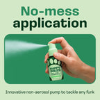 Happy Soles Foot & Shoe Deodorizer Powder Spray - Talc-Free, Vegan, Non-Aerosol Mess-Free Spray - Absorbs Sweat & Fights Odor wi