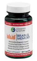Longevity by Nature KollaJell 1000 mg - Enhance Focus and Memory Support, 60 Capsules Dietary Supplement