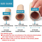 Cuttable Toe Tubes Sleeves 5 Pack, Made of Elastic Fabric Lined with Silicone Gel. Toe Sleeve Protectors Relief Toe Pressure Pai