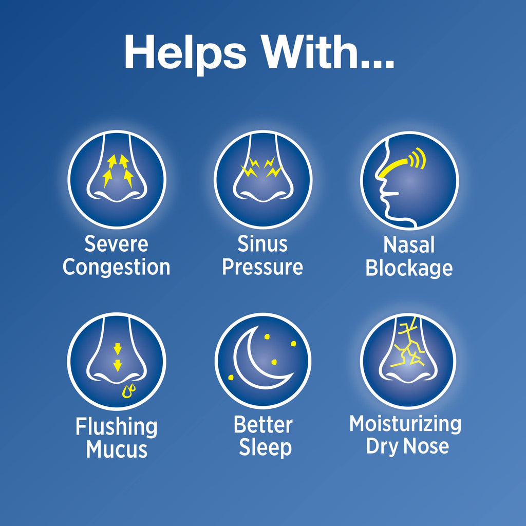 Arm & Hammer Simply Saline Extra Strength Nasal Mist 4.6oz, Saline Nasal Spray, Drug-Free, 3-Pack