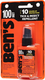 Bens 100% DEET Mosquito, Tick and Insect Repellent, 1.25 Ounce Pump, 3 Count