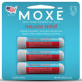 MOXE Nausea Nasal Inhaler Sticks, All Natural Essential Oil Blend, Ginger, Cardamom, Peppermint, Sweet Orange, Upset Stomach, He