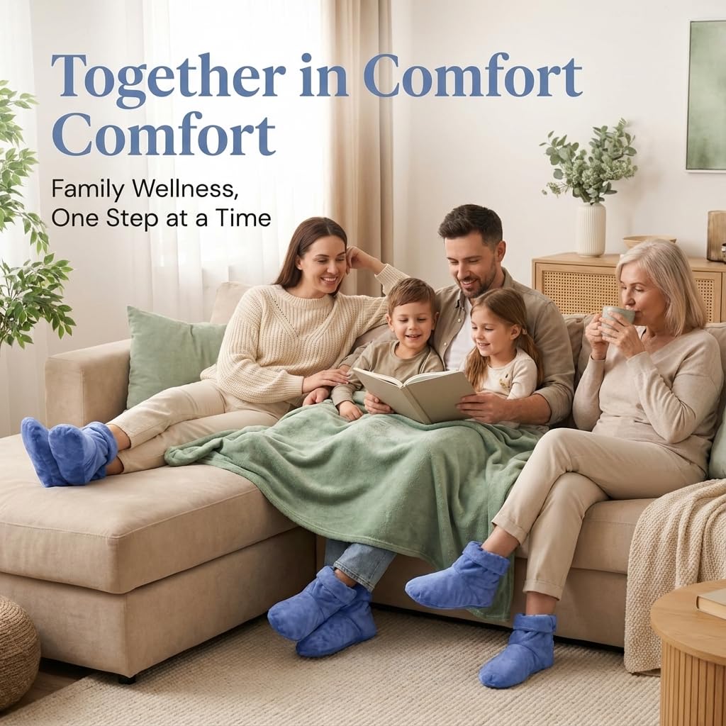 Comfort Booties for Stress & Aches Relief with 12 Herbs,  Winter Booties