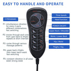 Sotion Seat Massager, Vibrating Back Massager for Chair Massage Cushion, 10 Vibrations to Relieve Stress and Fatigue for Back, S