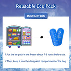 Luxja Ice Packs for Insulin Travel Case (Pack of 4), Reusable Ice Packs for Insulin Cooler (4 Pack)