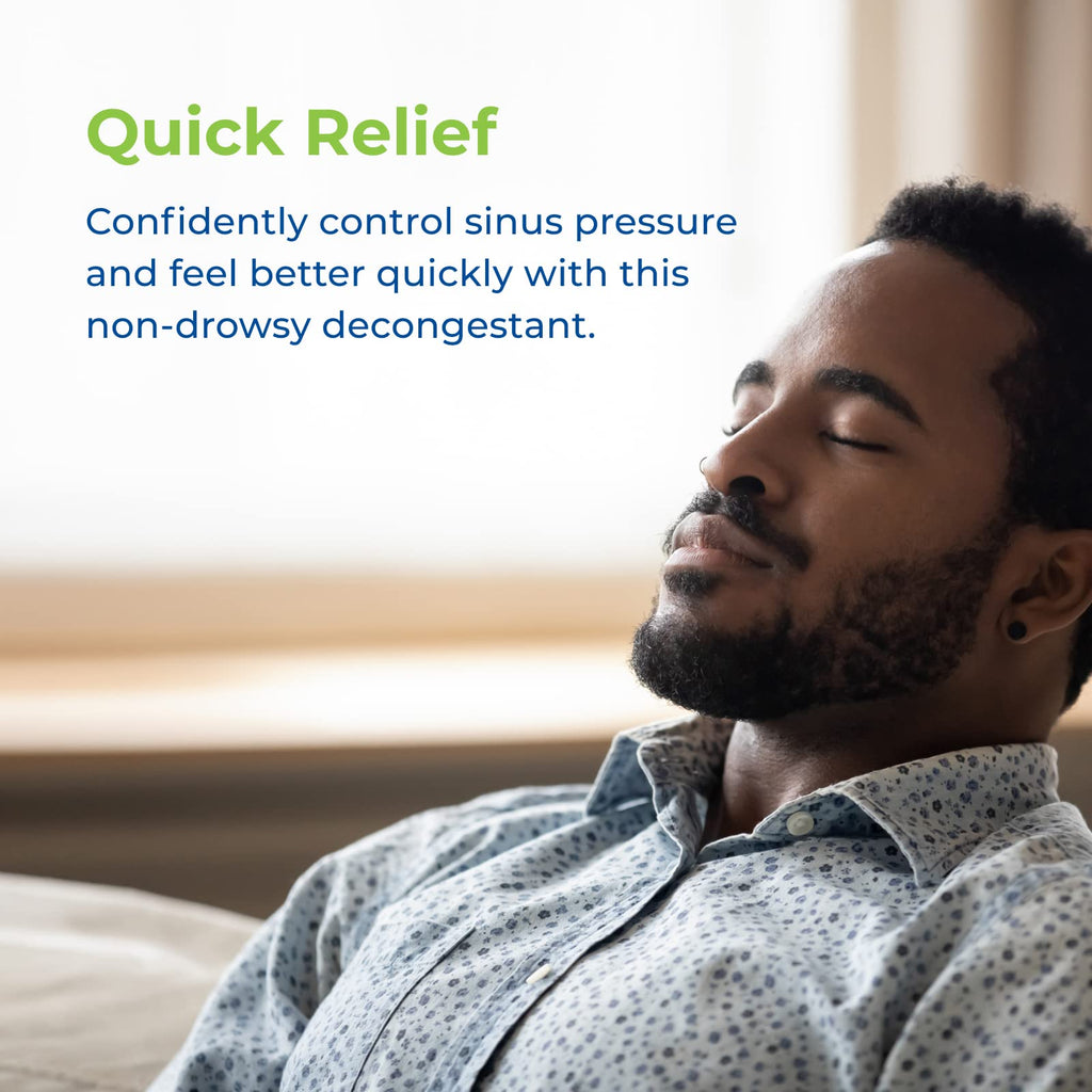 Rite Aid Sinus Pressure and Congestion Non-Drowsy Relief PE, 10mg - 36 Tablets Nasal Decongestant | Sinus Relief | Allergy Medic