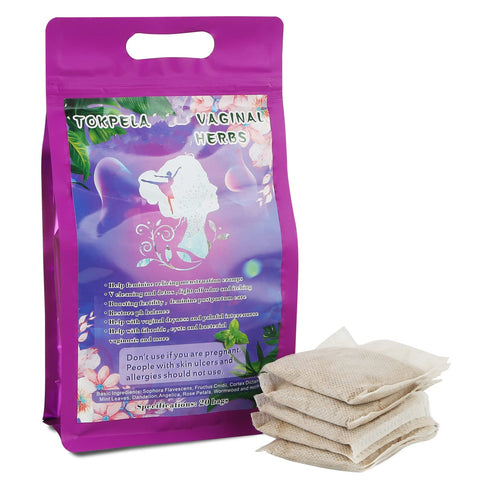 TOKPELA Yoni Herbs for Cleansing and Tightening,100% Organic V Steaming Herbs(Filter Bag Packaging), Yoni Kit, V Steam Herbs Ton