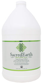 Organic Massage Oil Blend (1 Gallon) - Unscented, Nut Oil Free, Gluten Free and USDA Certified Organic