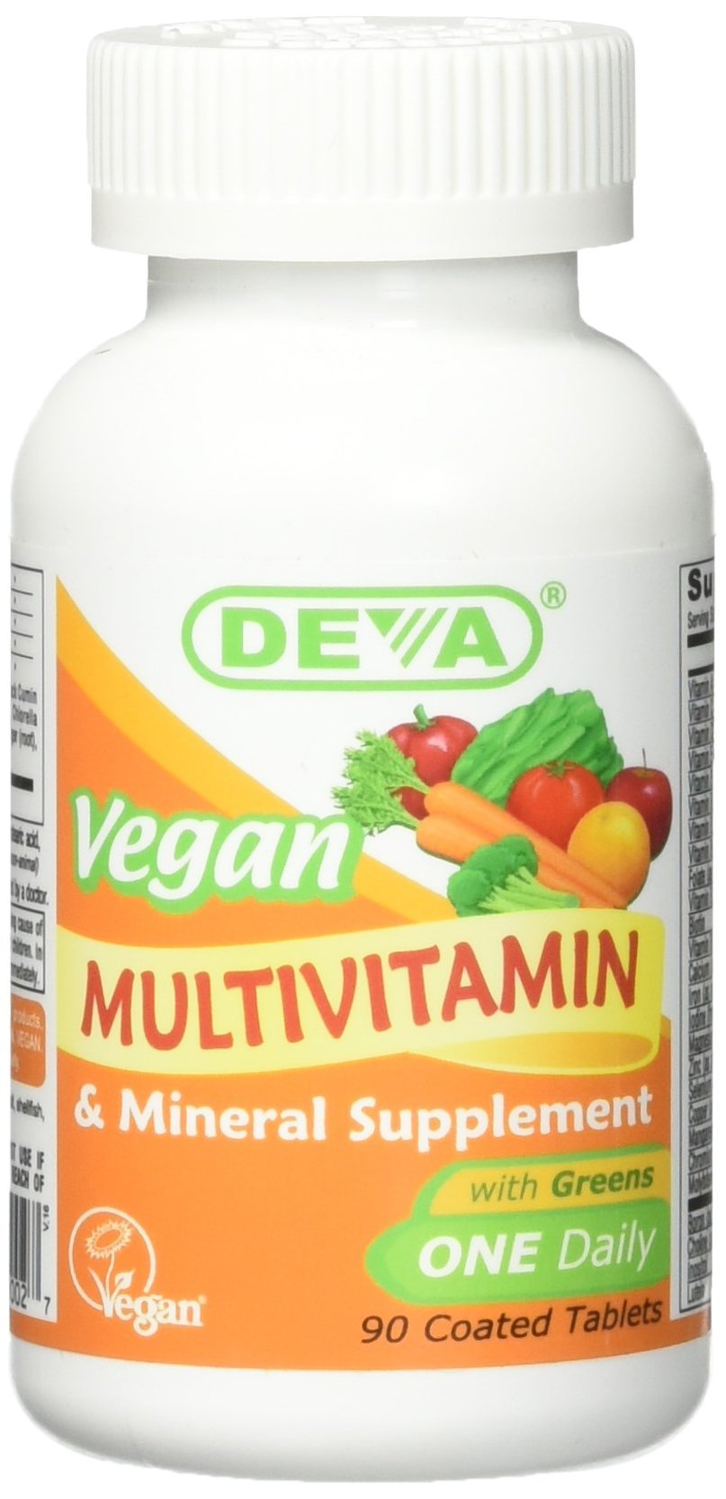 Deva Vegan Vitamins Multivitamin And Mineral Supplement, 90 Count