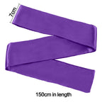 Hestya 2 Pack Sleeping Mask Satin Eye Mask (Black and Purple) Blindfold, 150 cm