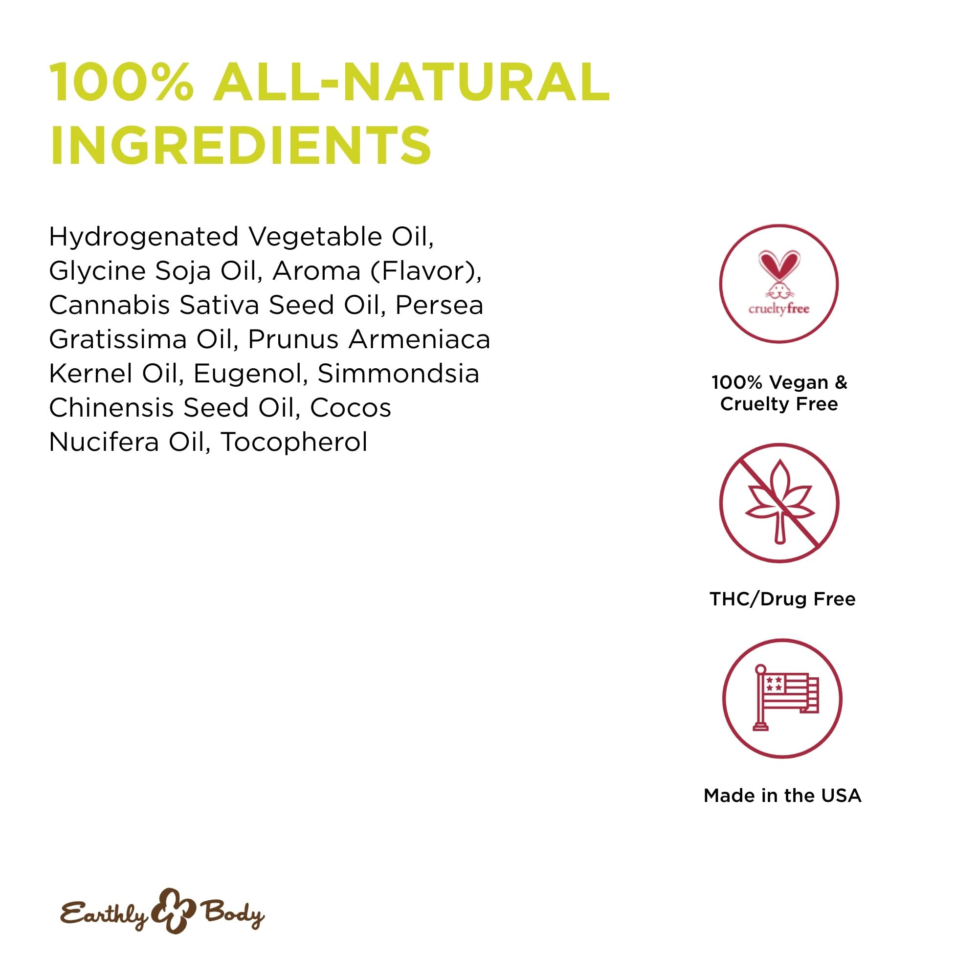 Earthly Body Edible Massage Candle, Mint - 4 oz - 3-in-1 Formula Can Be Used as a Candle, Oil & Moisturizer - Smooths & Nourishe