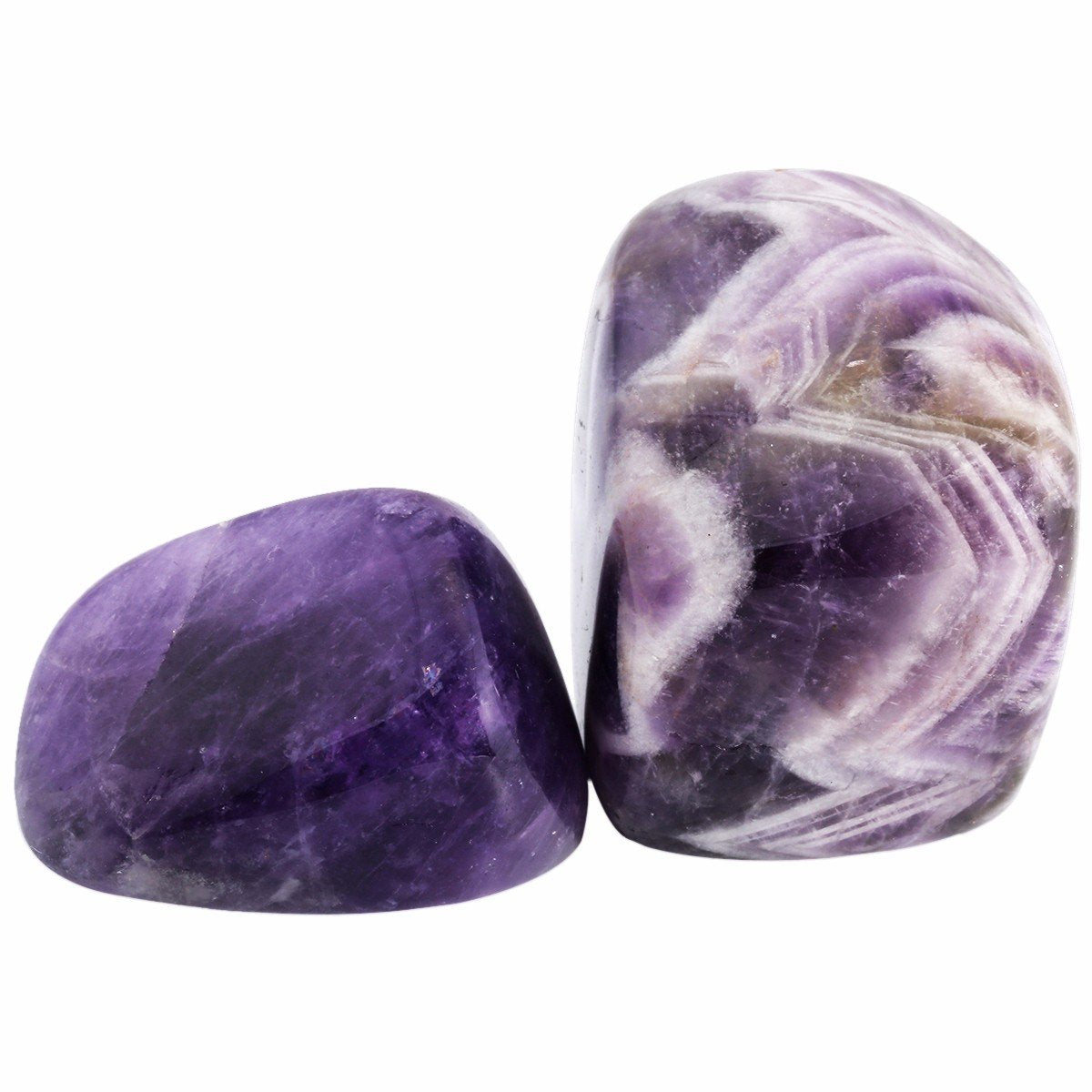 Rockcloud 1 lb Tumbled Polished Stones Gemstone Supplies for Wicca,Reiki,Healing Crystal,Amethyst