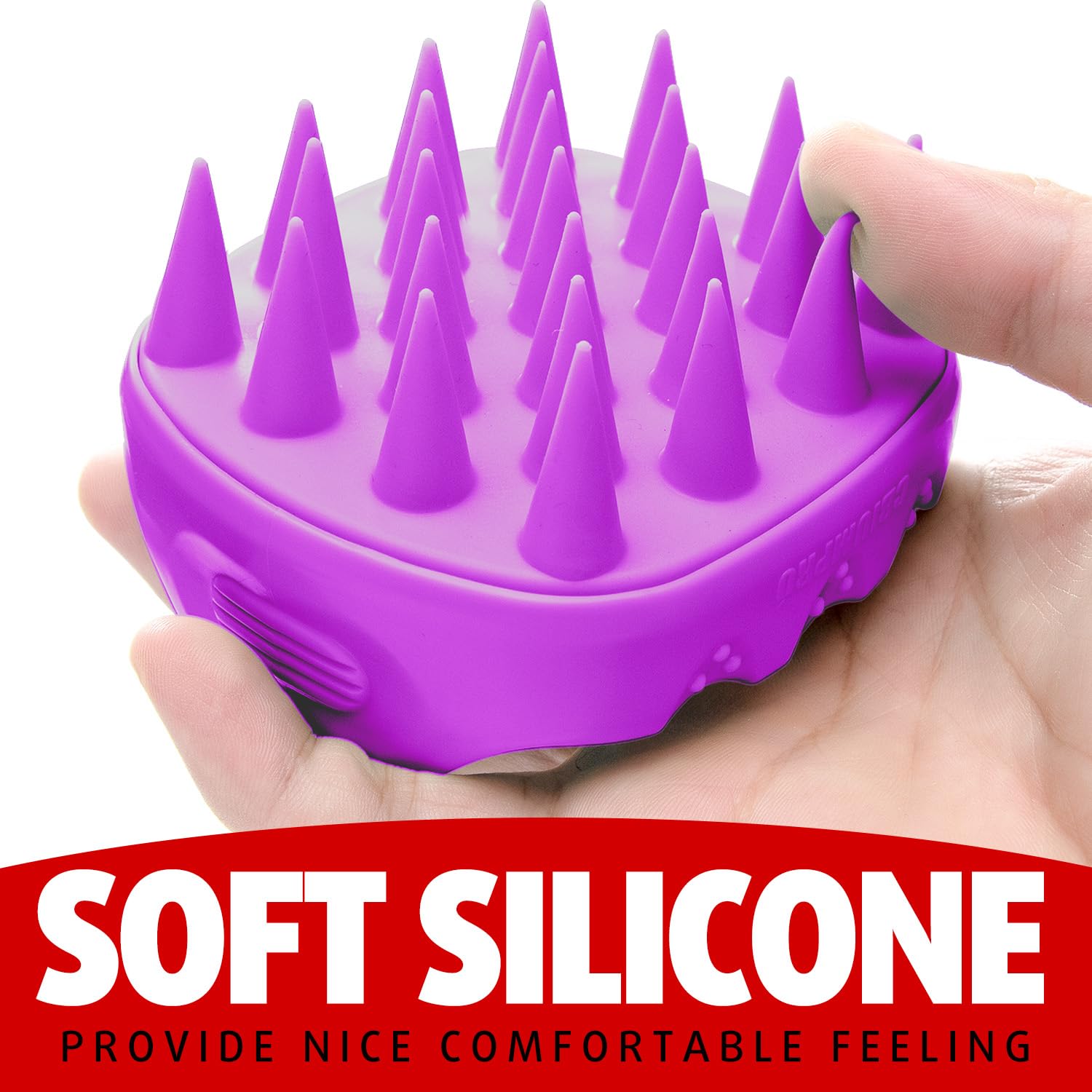 Cbiumpro Scalp Massager, Hair Shampoo Brush, Scalp Brush, Scalp Scrubber for Dandruff Removal, Ultra Soft Silicone Scalp Exfolia
