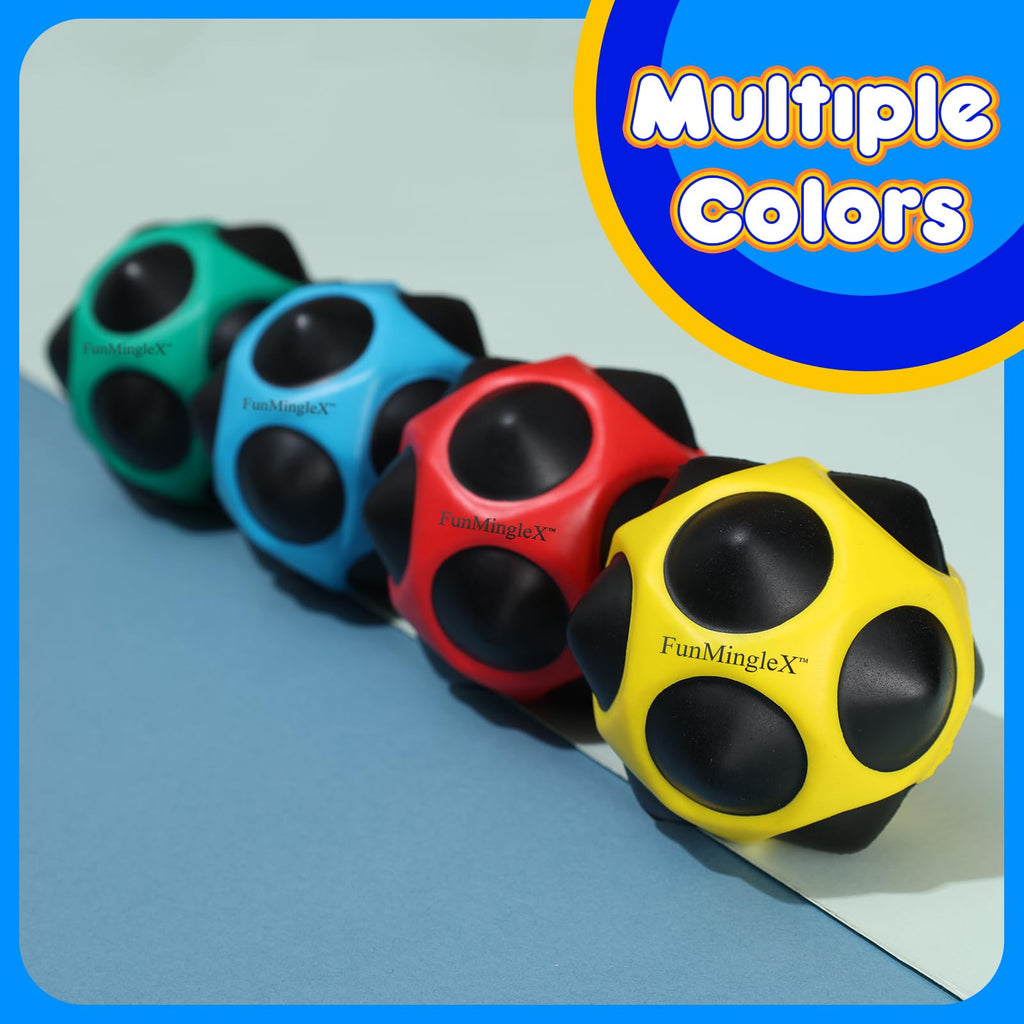 FunMingleX Bouncy Balls, Playground Ball; Super High Bounce Ball for All Ages, Astro Ball,Athlete Training Ball,Perfect for Acti