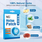 MQ Motion Sickness Patch,20 Count,Non Drowsy Sea Sickness Patches Behind Ear for Cruise Ship Travel, Waterproof Car Sick Patches