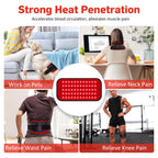 Red Light Therapy Belt, Infrared Light Therapy for Body, Wearable Wrap with Timer for Back Shoulder Waist Muscle Pain Relief, Im