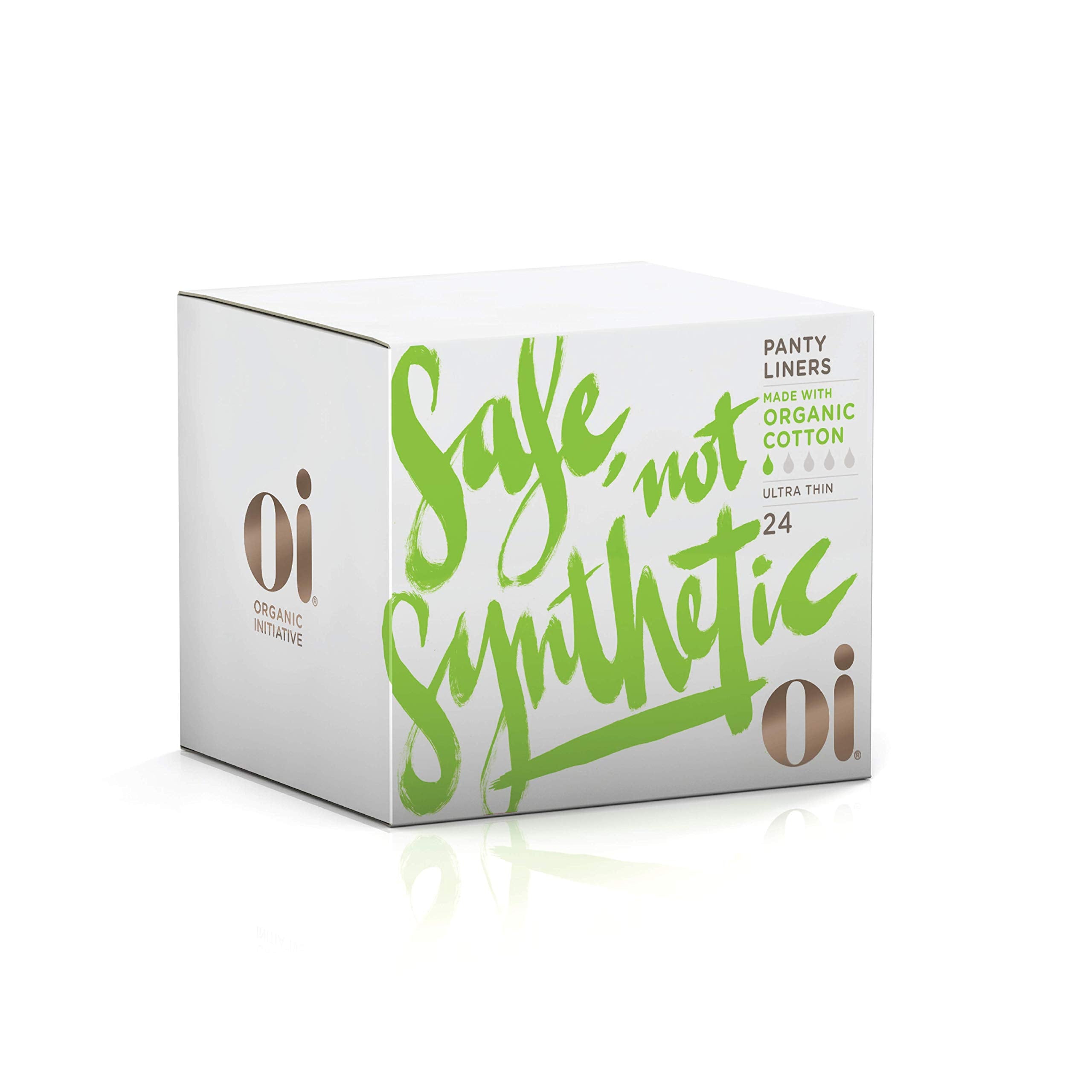 Organic Initiative Organic Ultra Thin Panty Liners, 24 Ct
