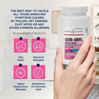 Geri-Dryl Allergy Relief Tablets (1000 Count) by GeriCare| Diphenhydramine HCI 25mg Antihistamine Tablets for Sneezing, Runny No