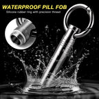 TISUR Small Keychain Pill Holder